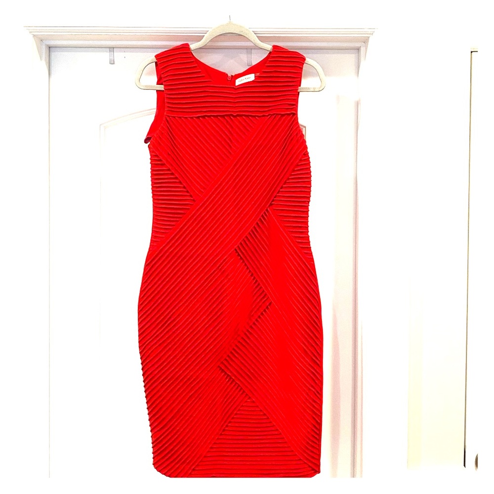 Calvin Klein Red Dress US size 6